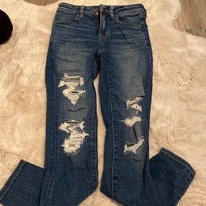 American Eagle Ripped Skinny Jeans